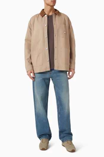 تي شيرت بشارة بشعار الماركة قطن