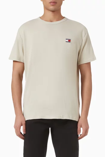 Logo Badge T-shirt in Cotton