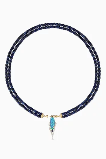 Kasbah Statement Necklace in 18kt Yellow Gold