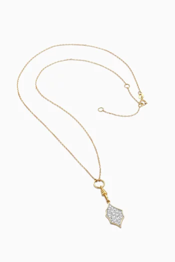 Kasbah Diamond Necklace in 18kt Yellow Gold