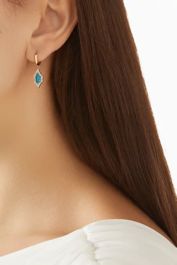 Kasbah Single Hoop Earring in 18kt Yellow Gold