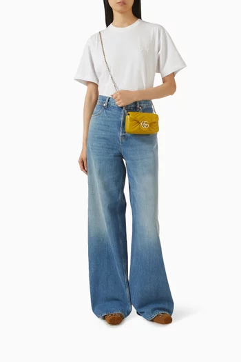 Horsebit Ballet Flats in Suede