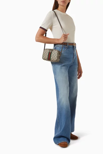 Small Ophidia Camera Bag in Monogram Canvas