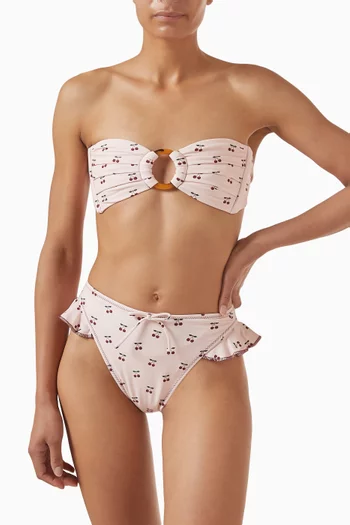 قطعة بيكيني علوية توري بتصميم باندو بأربطة