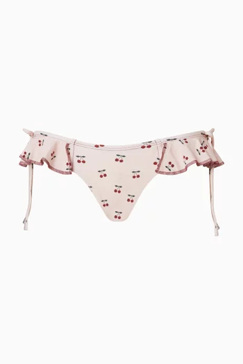 قطعة بيكيني سفلية اونو بكشكش وعقد