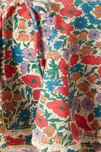 Floral Hot Shorts Bikini Briefs