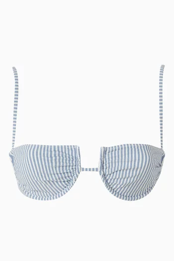 Simonette Bikini Top in Twill