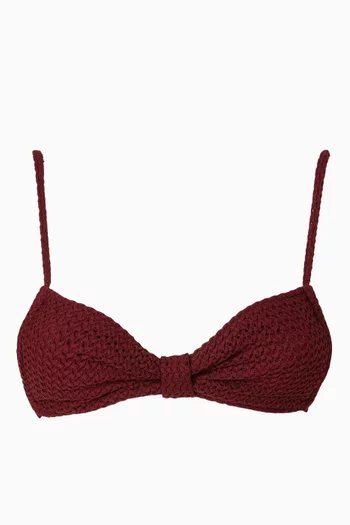 Devin Crochet Bikini Top