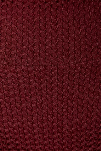 High-waist Crochet Bikini Briefs