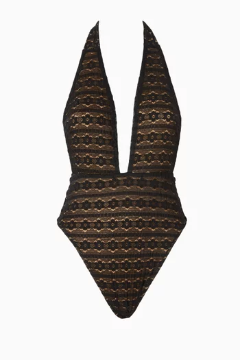 Tropez Tie-up One-piece Swimsuit