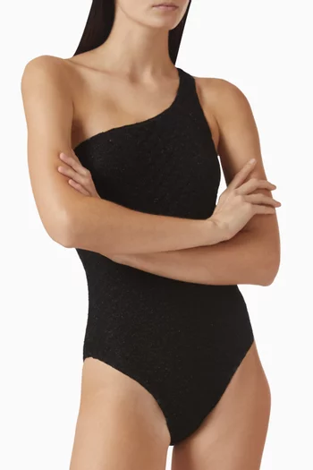 لباس سباحة قطعة واحدة بكتف مكشوف