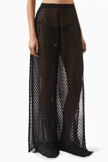 Beach Zig-zag Cover-up Pants