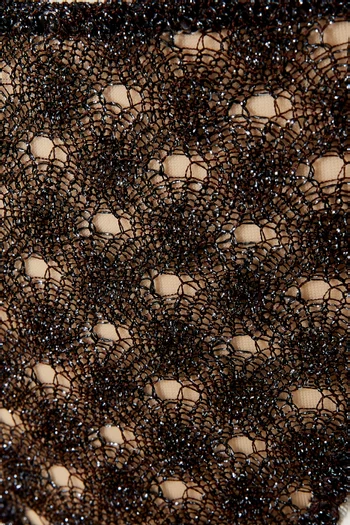 طقم بيكيني دانتيل بنقشة شبكة عناكب