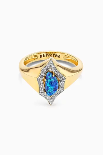 Kasbah Pinky Ring in 18kt Yellow Gold