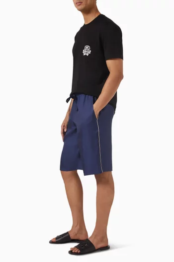 Drawstring Bermuda Shorts