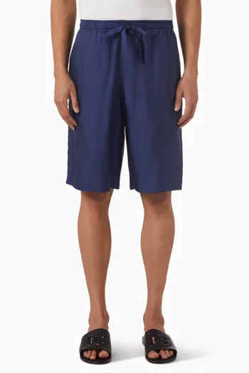 Drawstring Bermuda Shorts