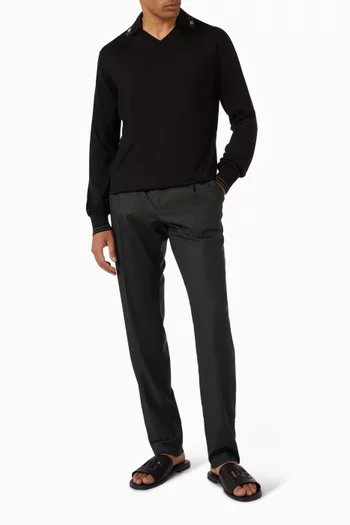 سترة بولو حرير