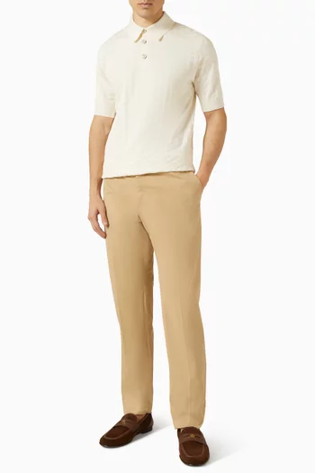Pants in Stretch Cotton Gabardine