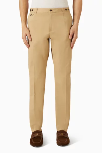 Pants in Stretch Cotton Gabardine