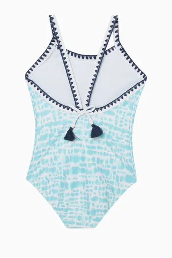 Koa Print One-piece Swimsuit