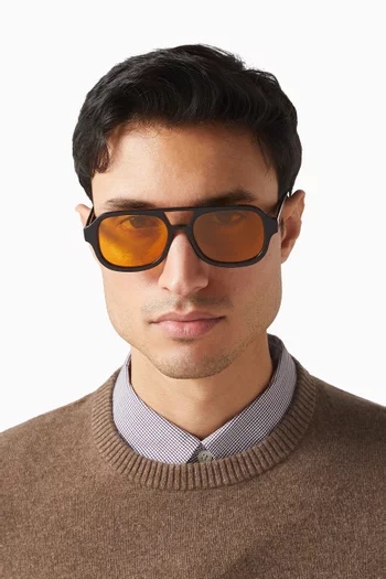 نظارة شمسية جياني بإطار أسيتات حيوي صديق للبيئة