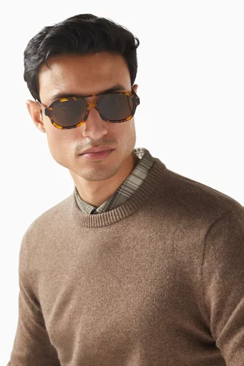 نظارة شمسية جياني بإطار أسيتات حيوي صديق للبيئة