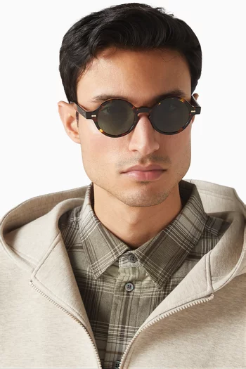 نظارة شمسية أكسفورد بإطار أسيتات حيوي صديق للبيئة