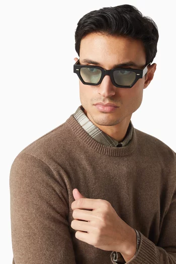 نظارة شمسية راسو بإطار أسيتات حيوي صديق للبيئة