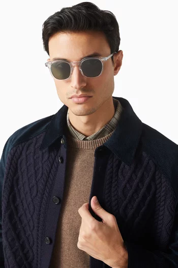 نظارة شمسية تويل بإطار أسيتات حيوي صديق للبيئة