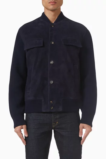 جاكيت بومبر بأزرار شمواه