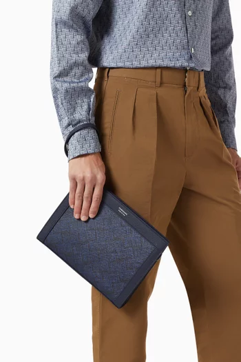 Monogram Pouch in Fabric