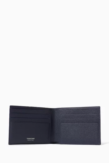 Gancini Wallet in Calfskin Leather