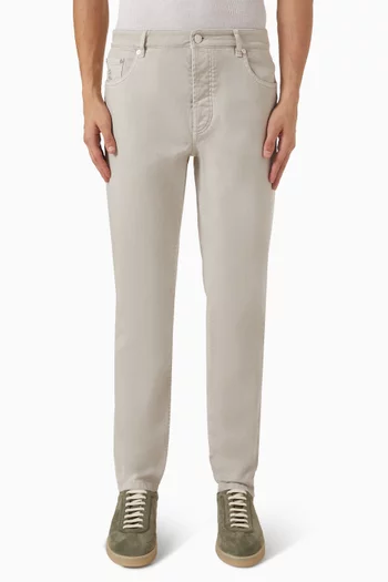 بنطال جينز بتصميم مصبوغ دينم