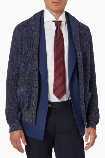 ربطة عنق مخططة حرير