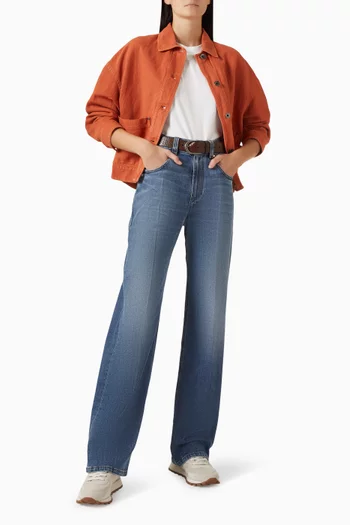 Crewneck T-shirt in Cotton Jersey