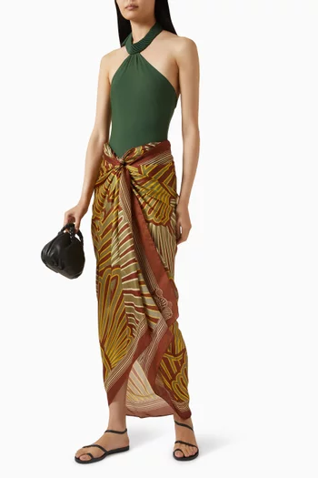 سارونغ دو لا فاليز قطن وحرير