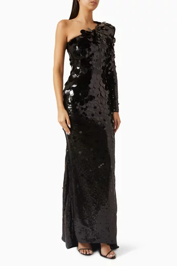 فستان سهرة ذا شيمر اذ ابريسم