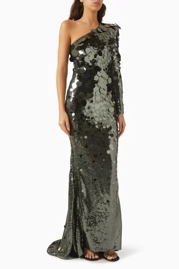 فستان سهرة ذا شيمر اذ ابريسم