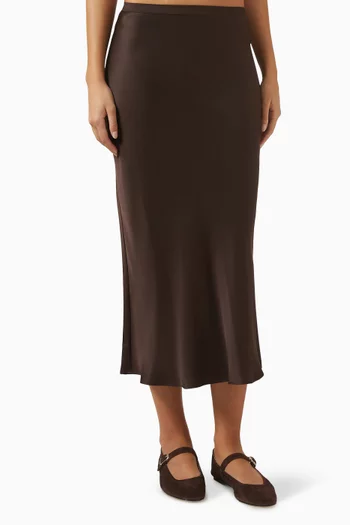 Bar Skirt in Silk