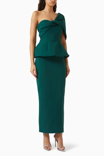 فستان سهرة جيوفانا بكتف مكشوف