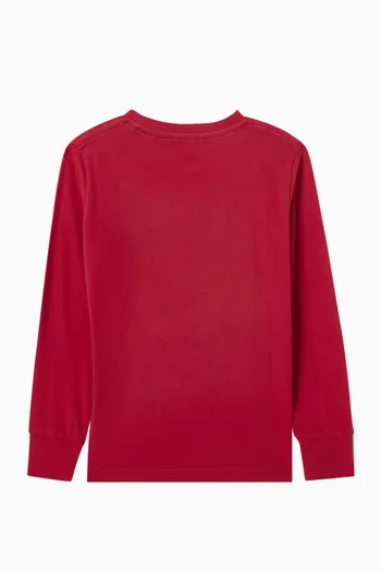 Classic-fit Long Sleeve T-shirt in Cotton