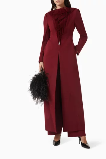 معطف كارمن قماش بدل تويل