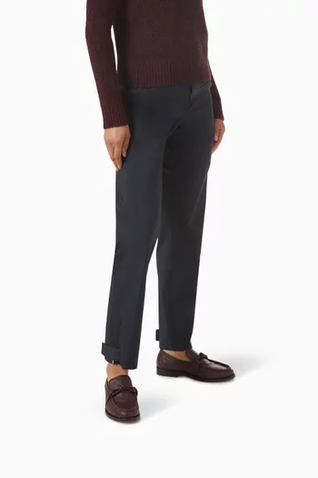 Astaire Loafers in Ostrich Leather