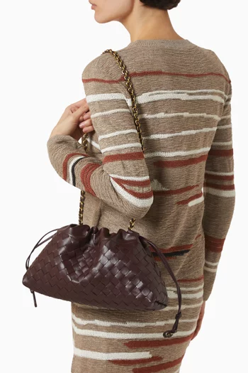 Dustbag Notte in Intrecciato Calfskin Leather