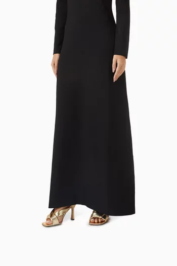 حذاء رايف مفتوح من الخلف جلد لامع