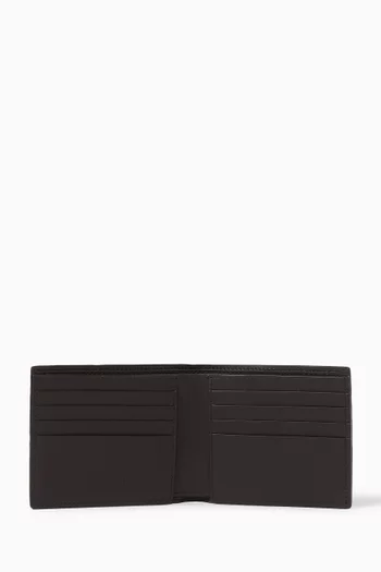 Bi-fold Wallet in Intrecciato Leather