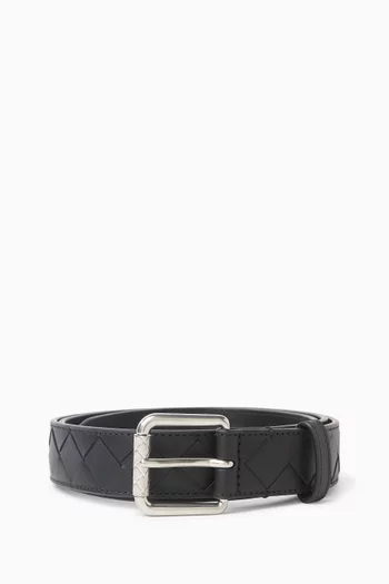 حزام جلد مجدول