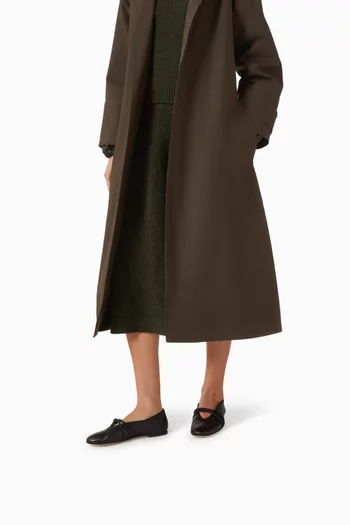 Rosa Mary-Jane Ballerinas in Leather