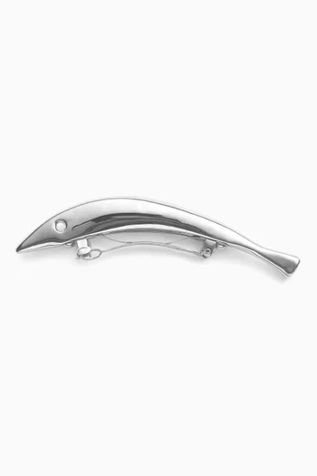 Sardine Hair Clip in Silver