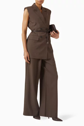 بنطال ياسشيما بقصة ساق واسعة